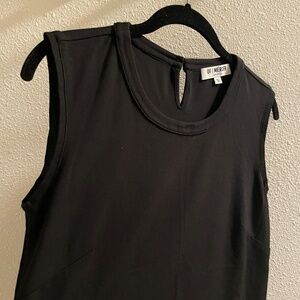 Of Mercer Elizabeth Black Stretch Tank Sleeveless Shell Small S